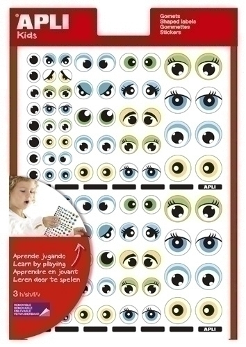 GOMETS APLI (13854) Bl.3h OJOS AZULES - Pack de 1 unidad