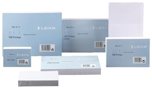 FICHAS LOAN RAYADAS 65x95 (Paq.100)