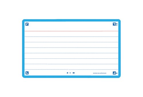 FICHAS OXFORD FLASH 75x125 HZ. TURQUESA
