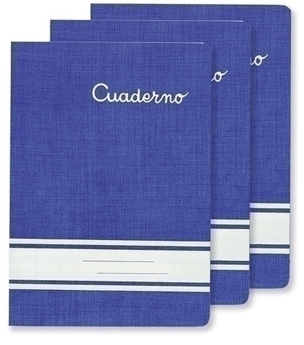 LIBRETA PACSA CUADERNO A5+ 30h CD.4 AZUL - Pack de 20 unidades