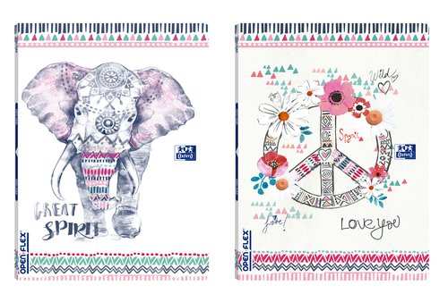 LIBRETA GRAP.OXFORD SCH.BOHO A4 48h HZT.