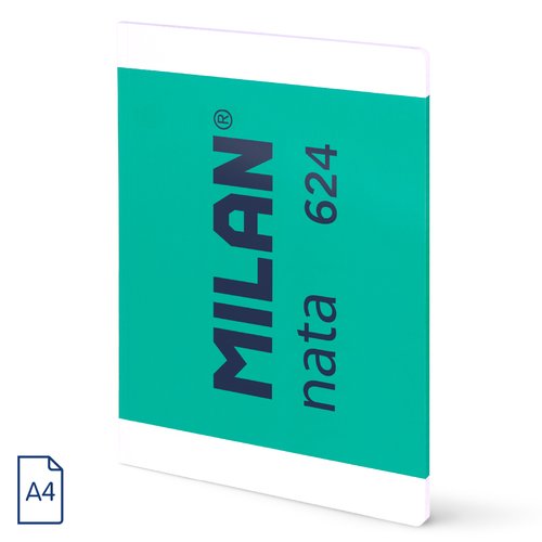 LIBRETA MILAN 624 A4 48h CD.5 VERDE - Pack de 3 unidades