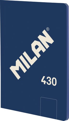 LIBRETA MILAN 430 A5 48h LISO AZUL