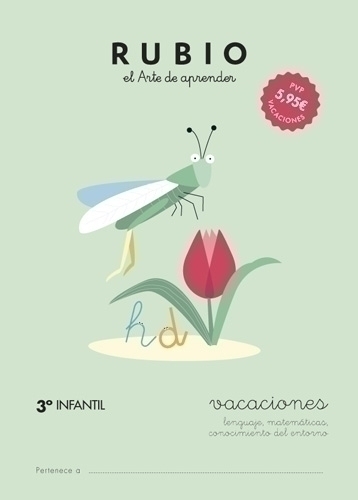 CUADERNO RUBIO A4 VACACIONES 3º ED. INF. - 1 unidad VAC3I