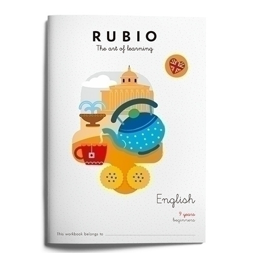 CUADERNO RUBIO A4 ENGLISH BEGINNERS 9 - Pack de 5 unidades