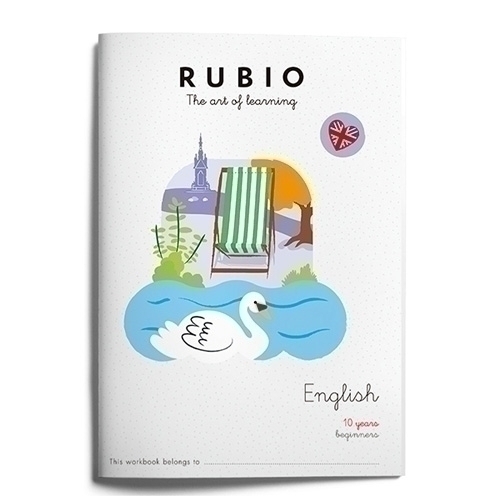 CUADERNO RUBIO A4 ENGLISH BEGINNERS 10 - Pack de 5 unidades