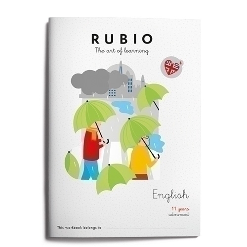 CUADERNO RUBIO A4 ENGLISH ADVANCED 11 - Pack de 5 unidades