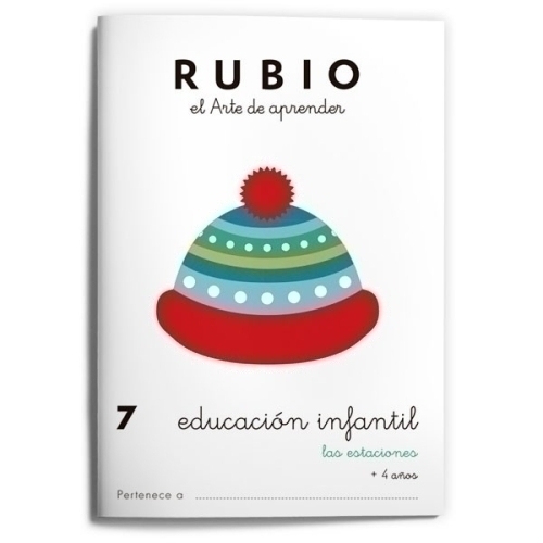 CUADERNO RUBIO A5 EDU. INF. 7 LAS ESTACI - Pack de 10 unidades