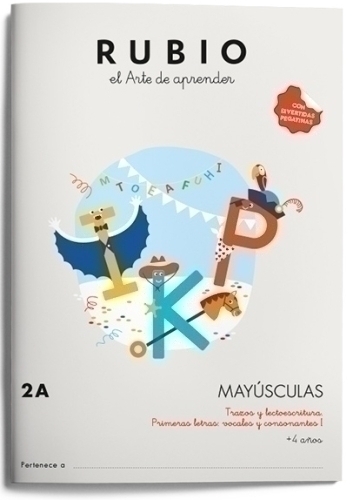 CUADERNO RUBIO MAYUSCULAS 2A - Pack de 10 unidades