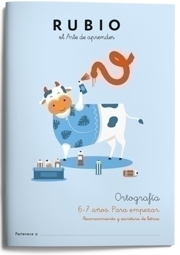 CUADERNO RUBIO ORTOGRAFIA 1 6-7 AÑOS - Pack de 5 unidades