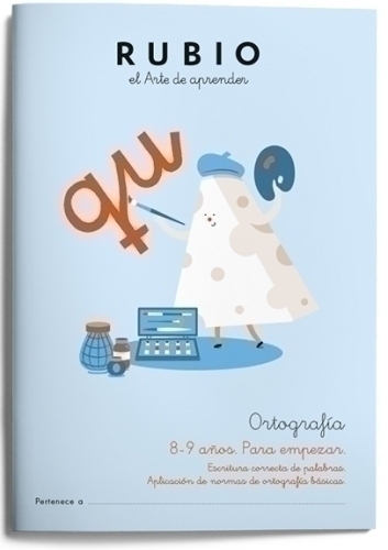 CUADERNO RUBIO ORTOGRAFIA 3 8-9 AÑOS - Pack de 5 unidades