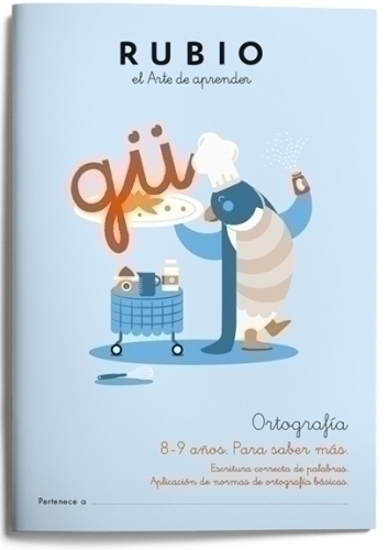 CUADERNO RUBIO ORTOGRAFIA 4 8-9 AÑOS - Pack de 5 unidades