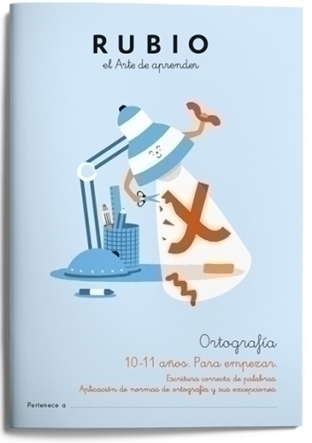 CUADERNO RUBIO ORTOGRAFIA 5 10-11 AÑOS - Pack de 5 unidades