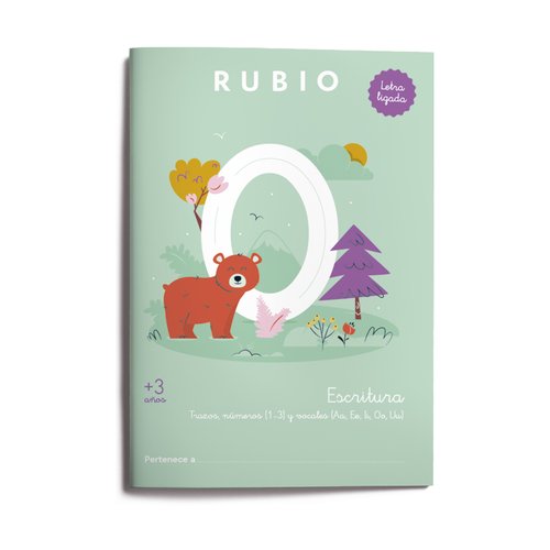 CUADERNO RUBIO A4 ESCRITURA LIGADA 3 - Pack de 5 unidades