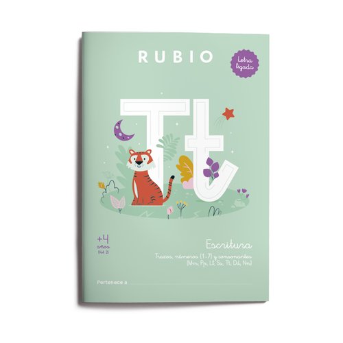 CUADERNO RUBIO A4 ESCRITURA LIGADA 4 - Pack de 5 unidades