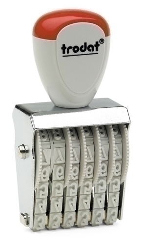 NUMERADOR MANUAL TRODAT 4 mm. 6 bandas