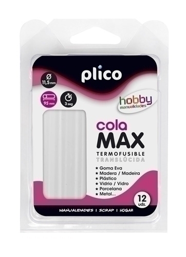 COLA TERMOFUSIBLE BARRA PLICO blister 12