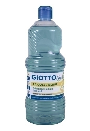 COLA AZUL-TRANSP. GIOTTO BIB ESCOLAR 1Kg - Pack de 6 unidades