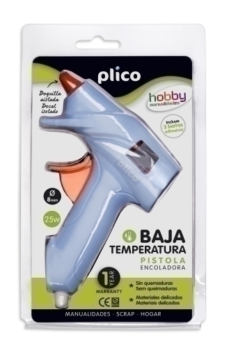 PISTOLA COLA TERM. PLICO MINI BAJA TEMP.