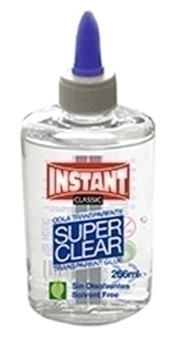 COLA TRANSPARENTE INSTANT SUPERCLEAR 266 - Pack de 6 unidades