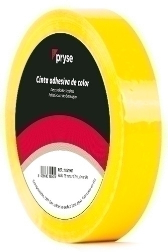 CINTA ADHESIVA PRYSE OPP 19x63 AMA. - Pack de 6 unidades