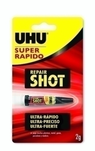 PEGAMENTO UNIV. UHU REPAIR SHOT 2 g - Pack de 12 unidades