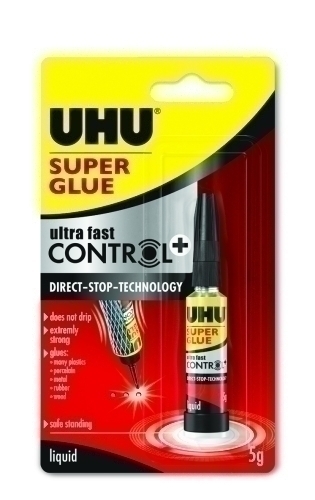 PEGAMENTO UNIV. UHU CONTROL PLUS 5G - Pack de 12 unidades