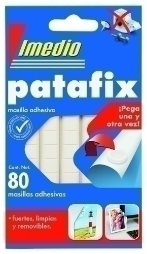 MASILLA ADHESIVA IMEDIO PATAFIX REM.80ud - Pack de 12 unidades