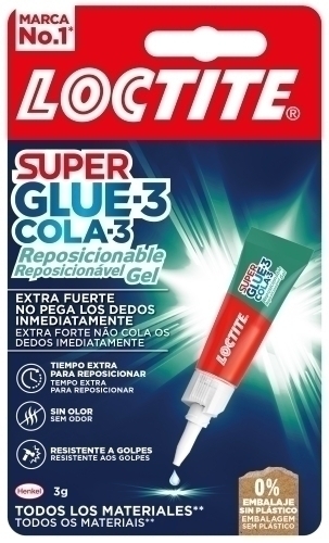 PEGAMENTO INST.SUPER GLUE-3 REPOSIC. 3g - Pack de 12 unidades