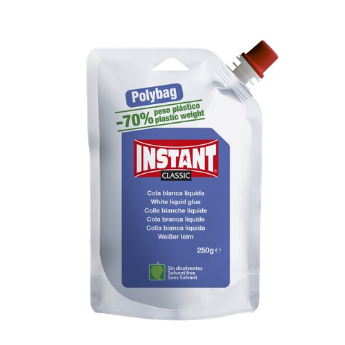 COLA BLANCA INSTANT POLYBAG 250g - Pack de 6 unidades