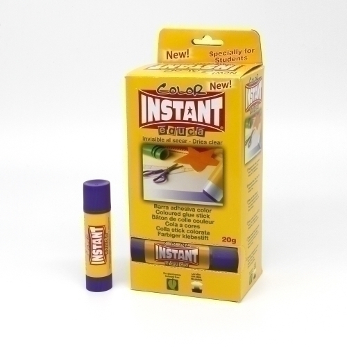 BARRA PEGAMENTO INSTANT EDUCA 20g - Pack de 24 unidades