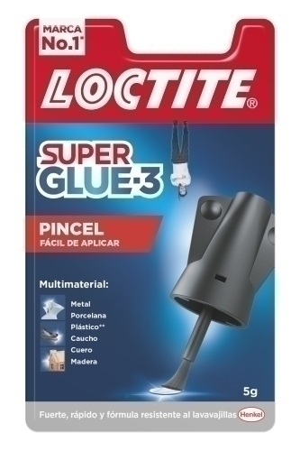 PEGAMENTO INST.SUPER GLUE-3 5g PINCEL