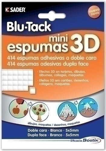 ADHESIVO BLU-TACK MINI ESPUMAS 3D