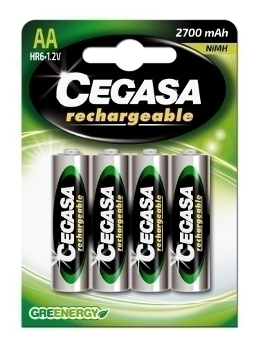 PILAS CEGASA RECARGABLES HR6 B/4