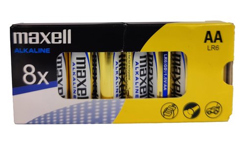 PILAS ALCALINA MAXELL LR06 C/8 - Pack de 28 unidades