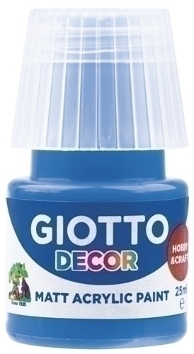 PINTURA ACRIL.GIOTTO 25 ml AZUL COBALTO - Pack de 6 unidades