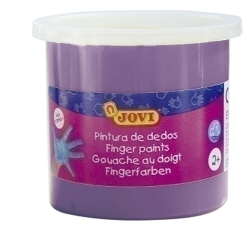 PINTURA DEDOS JOVI 125 ml VIOLETA - Pack de 5 unidades