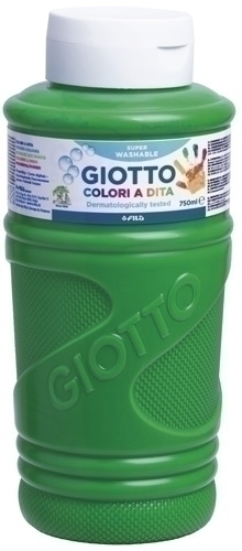 PINTURA DEDOS GIOTTO 750 ml VERDE