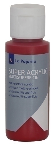 PINTURA ACRIL.PAJARITA 60 ml CARMIN A-09 - Pack de 6 unidades