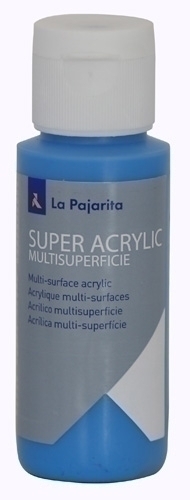 PINTURA ACRIL.PAJARITA 60 ml CYAN A-64 - Pack de 6 unidades