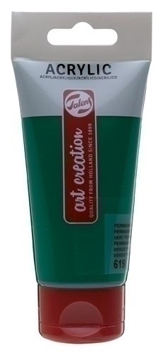 PINTURA ACRIL.TALENS 75 ml VERDE OSC. - Pack de 3 unidades
