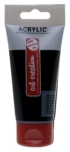 PINTURA ACRIL.TALENS 75 ml NEGRO MARFIL - Pack de 3 unidades