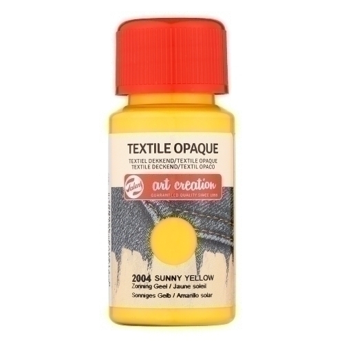 PINTURA TELA TALENS OPACA 50ml AMARILLO