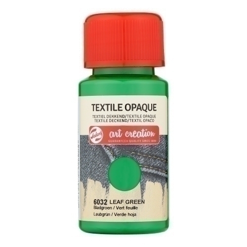 PINTURA TELA TALENS OPACA 50ml VERDE HOJ