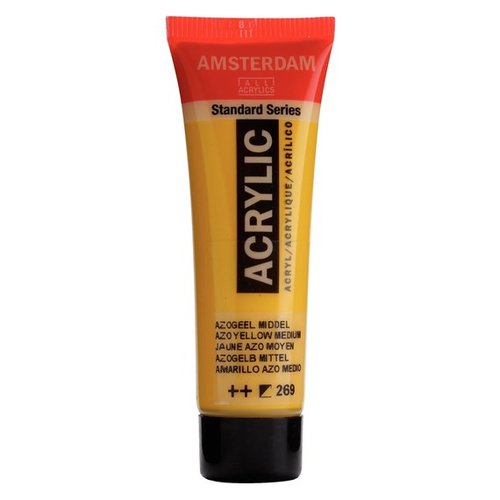 PINTURA ACRIL.AMSTERDAM 20 ml AZO AMARI - Pack de 3 unidades