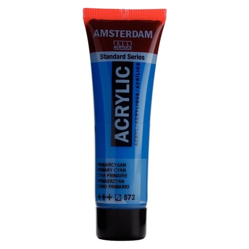 PINTURA ACRIL.AMSTERDAM 20 ml CIAN PRIM - Pack de 3 unidades