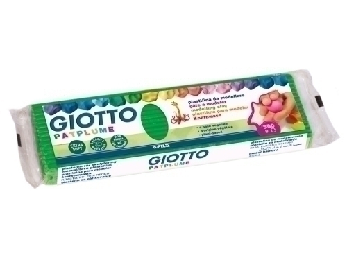 PLASTILINA PATPLUME 350GR VERDE CL. C/12