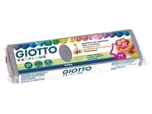 PLASTILINA PATPLUME 350GR GRIS C/12