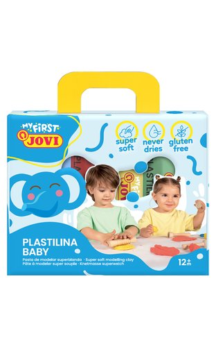 PLASTILINA JOVI BABY MY FIRST 38g E/4 - Pack de 6 unidades