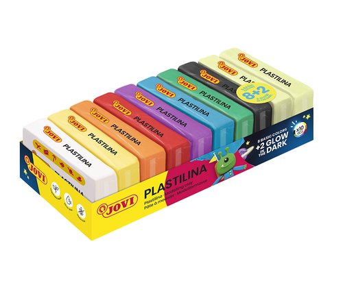 PLASTILINA JOVI 70 PAST. ESTUCHE de 10 - Pack de 6 unidades